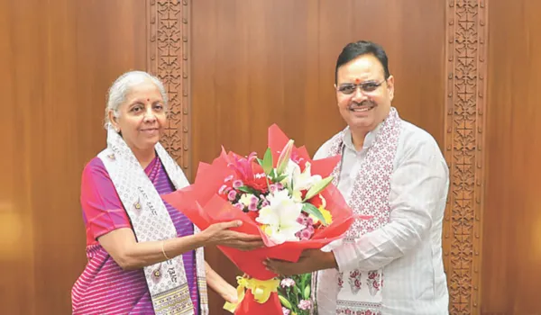 मुख्यमंत्री भजनलाल शर्मा ने केंद्रीय मंत्रियों से की मुलाकात