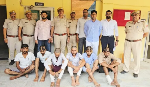 हिस्ट्रीशीटर सहित 6 बदमाश गिरफ्तार