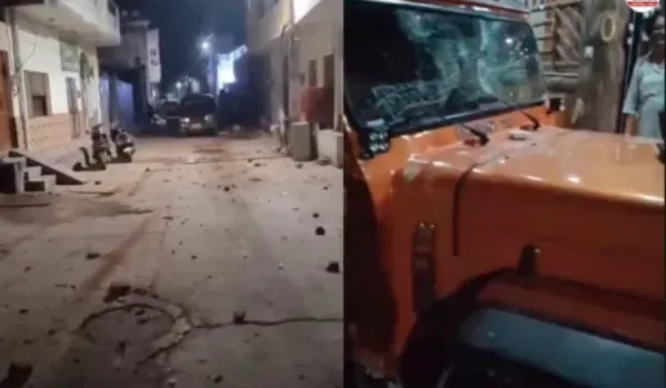 बस्ती में दो गुट भिड़े पथराव और तोड़फोड़