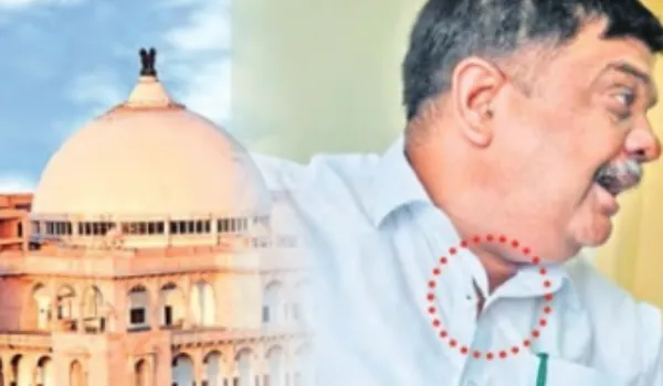 वन मंत्री ने विपक्ष पर बाहें चढ़ाई... मंत्रियों ने रोका