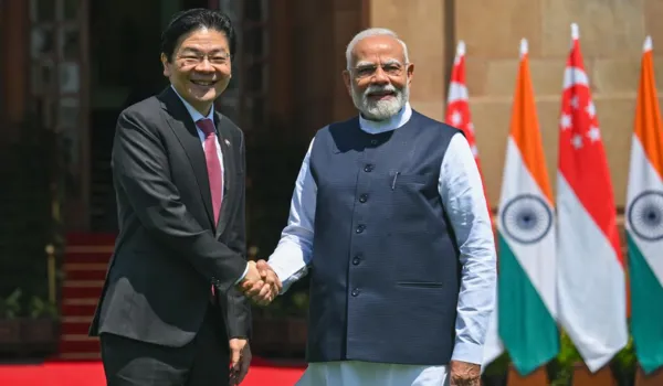 वैश्विक चुनौतियों से मिलकर निपटेंगे भारत और सिंगापुर