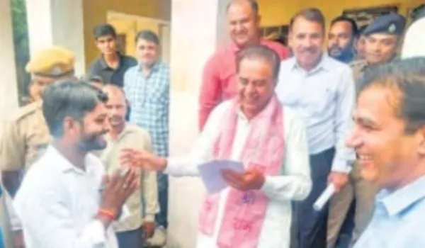 प्रभारी मंत्री ने वर्षा प्रभावित क्षेत्रों का किया दौरा