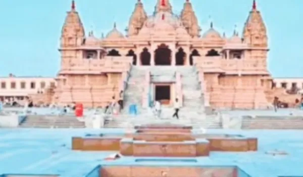 स्वामीनारायण भगवान का भव्य अक्षरधाम मंदिर तैयार