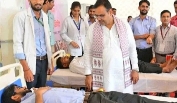 एक दिन में 27,629 यूनिट रक्तदान एकत्र