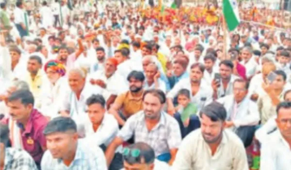 किसानों की हंकार... किसी भी हाल में नहीं बनने देंगे बांध