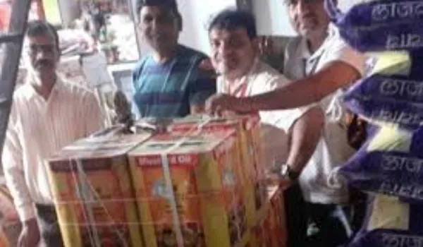 मुहाना मंडी में 372 लीटर खाद्य तेल सीज